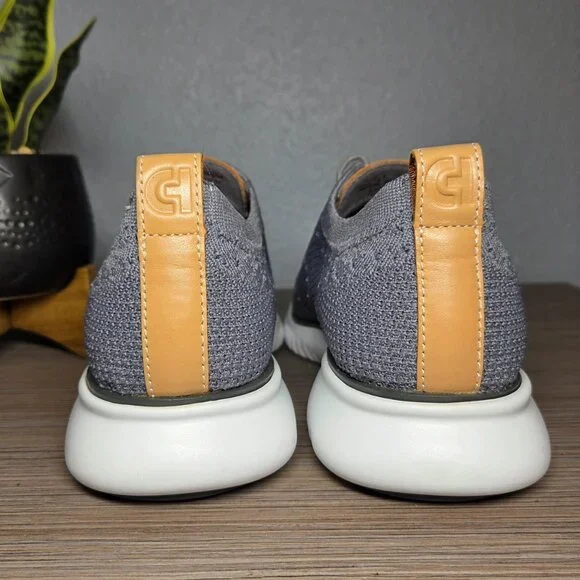 New!! Cole Haan 2.ZERØGRAND Stitchlite Sneakers 8.5M White Ironstone Lightweight - Picture 7 of 11